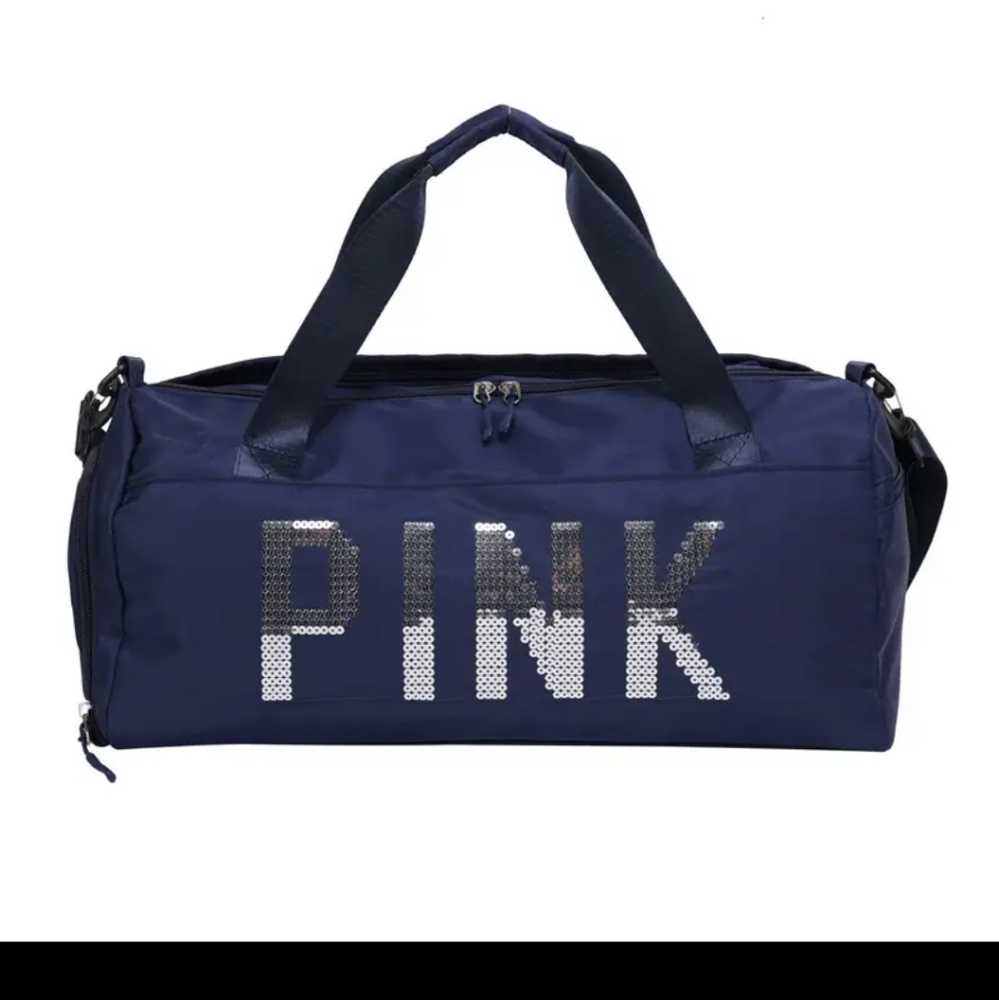 PINK sequin duffelbag